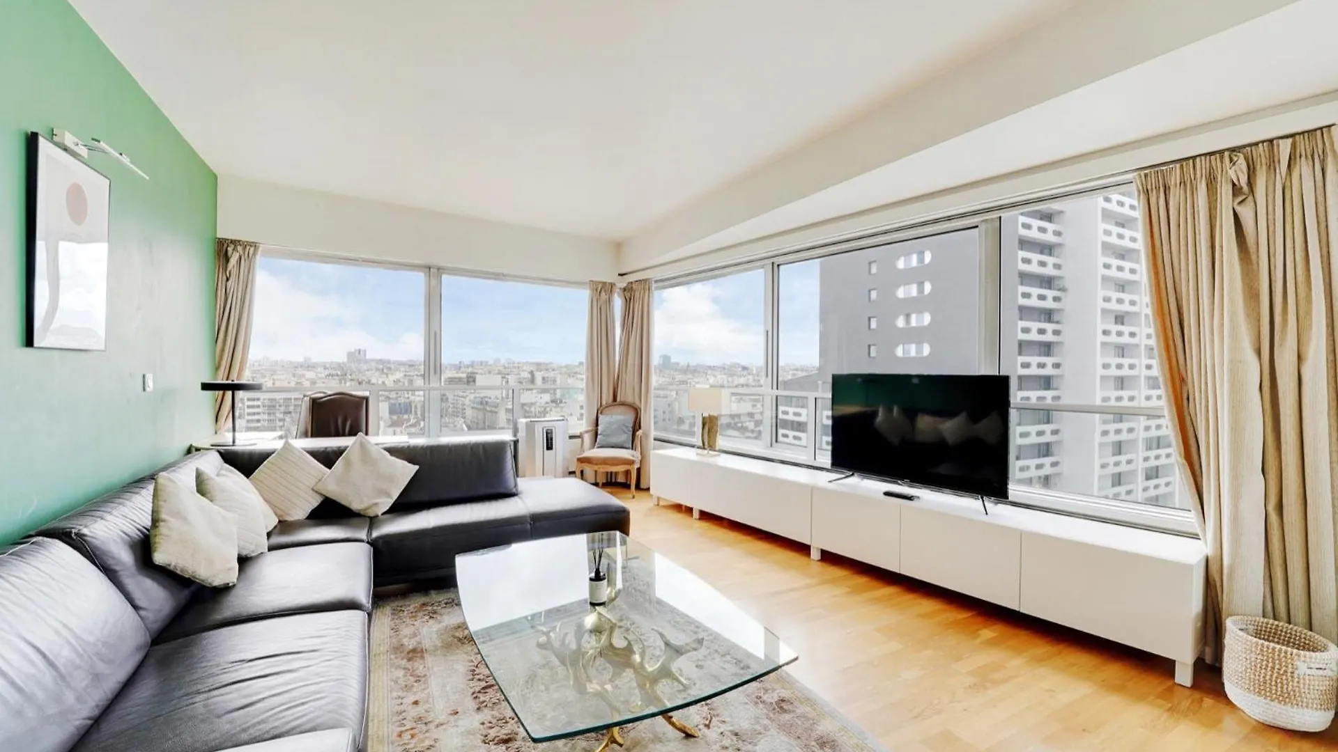 Seine & Eiffel 100M2 Avec Vue Panoramique Parking Apartment Paris
